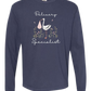 Delivery Specialist - Comfort Colors - Heavyweight Long Sleeve Tee - Blues & Greens