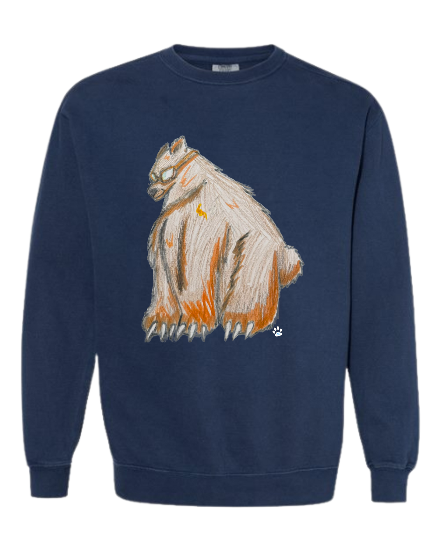 Muscle Bear - Comfort Colors - Sweatshirt - Blues