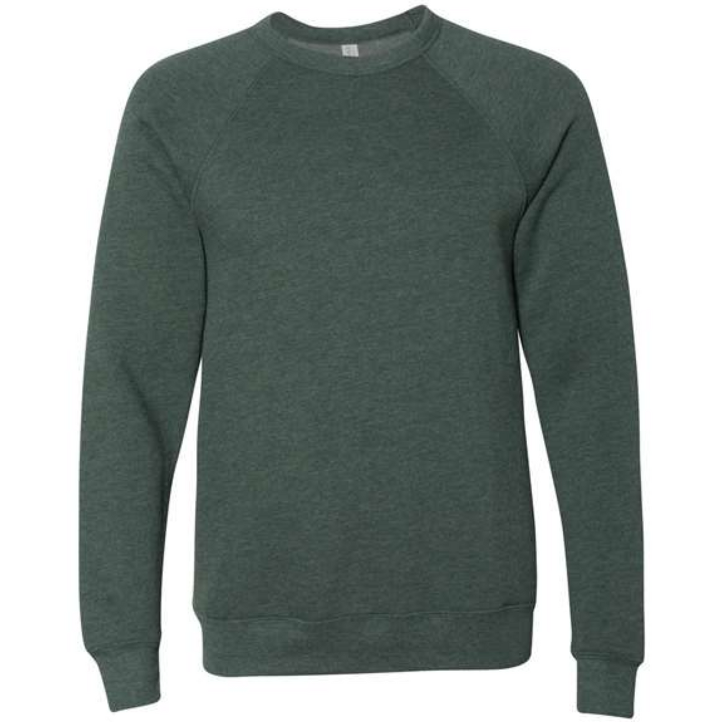 Custom Design - Sponge Fleece Raglan Sweatshirt - Greens, Neutrals