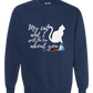 My Cat and I spill the tea about you - Comfort Colors - Sweatshirt - Blues