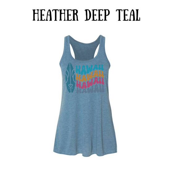 VP - Hawaii - Women's Flowy Racerback Tank
