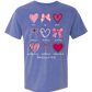 Galatians 5 - Valentines - Comfort Colors - Heavyweight Unisex Tee - Blues