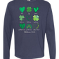 Galatians 5 - St Patrick's Day - Comfort Colors - Heavyweight Long Sleeve Tee - Blues & Greens