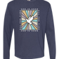 God Is Good - Comfort Colors - Heavyweight Long Sleeve Tee - Blues & Greens