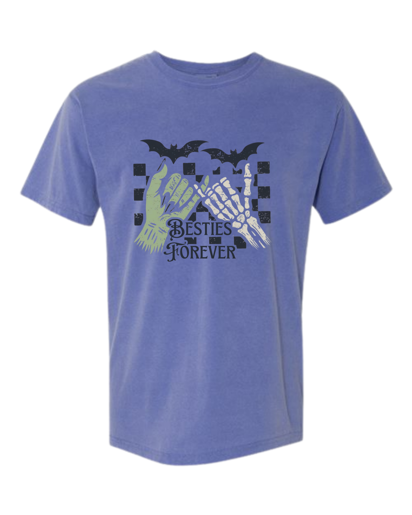 Besties Forever - Comfort Colors - Heavyweight Unisex Tee - Blues