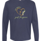 Not Perfect Just Forgiven - Comfort Colors - Heavyweight Long Sleeve Tee - Blues & Greens