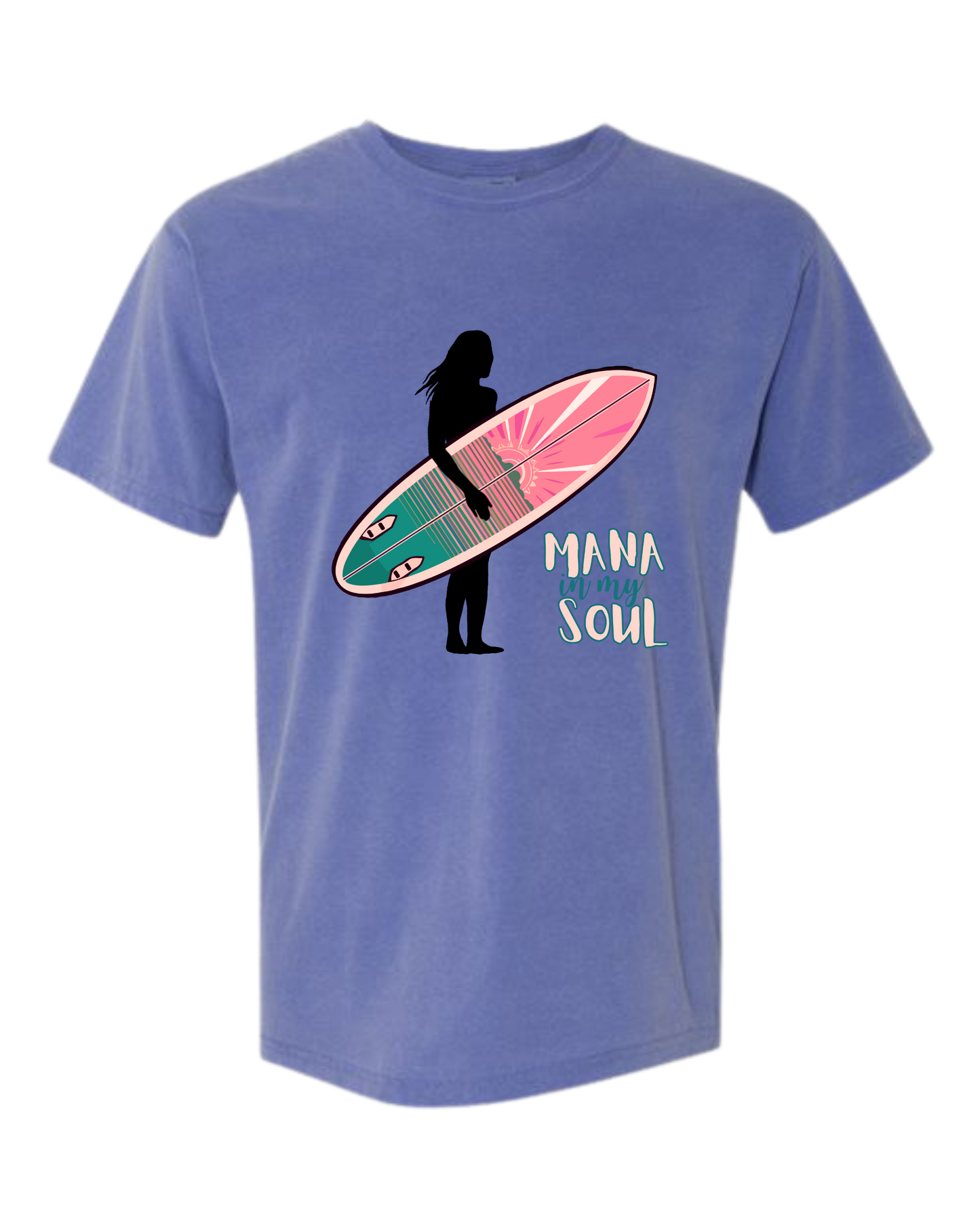 Mana in My Soul - Comfort Colors - Heavyweight Unisex Tee - Blues