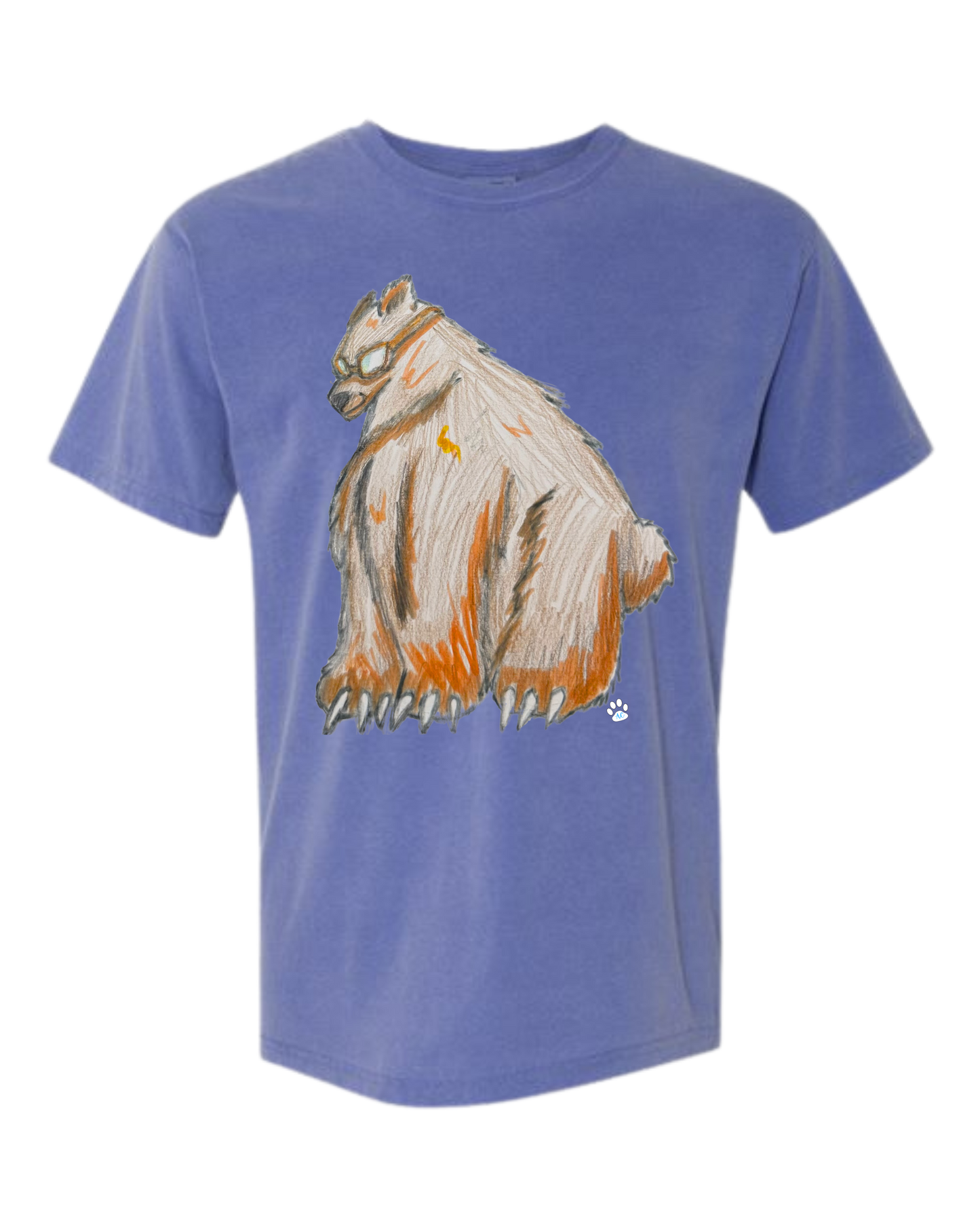 Muscle Bear - Comfort Colors - Heavyweight Unisex Tee - Blues