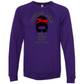 SP - Football Moms Fueled By - Sponge Fleece Raglan Sweatshirt - Blues, Purples