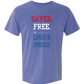 Saved. Free. Loud & Proud - Comfort Colors - Heavyweight Unisex Tee - Blues