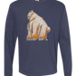 Muscle Bear - Comfort Colors - Heavyweight Long Sleeve Tee - Blues & Greens