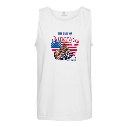 The Gulf of America - Comfort Colors - Unisex Tank - Neutral Colors & Blues