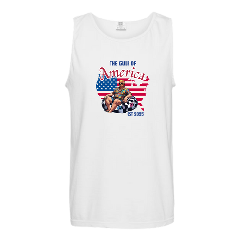 The Gulf of America - Comfort Colors - Unisex Tank - Neutral Colors & Blues