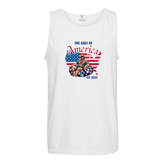 The Gulf of America - Comfort Colors - Unisex Tank - Neutral Colors & Blues