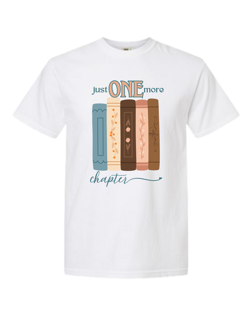 Just One More Chapter - Comfort Colors - Heavyweight Unisex Tee - Neutrals