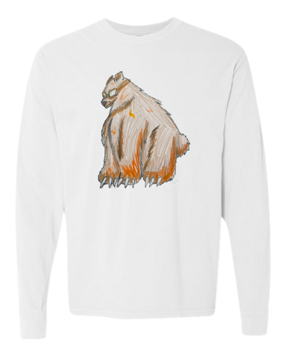 Muscle Bear - Comfort Colors - Heavyweight Long Sleeve Tee - Neutral Colors