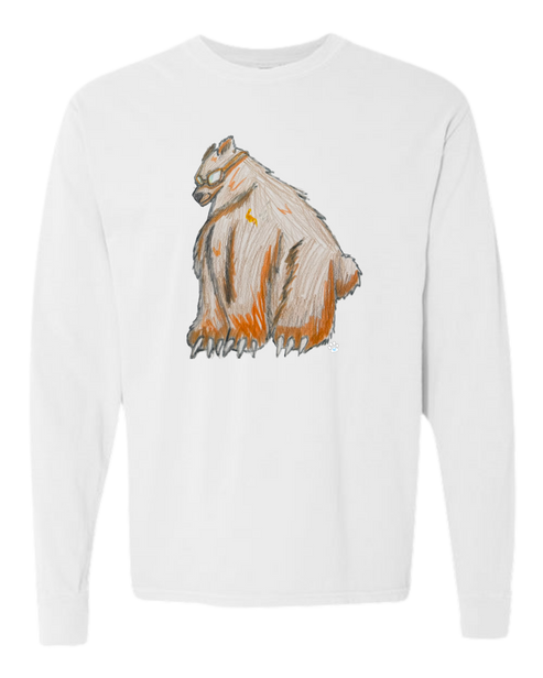 Muscle Bear - Comfort Colors - Heavyweight Long Sleeve Tee - Neutral Colors