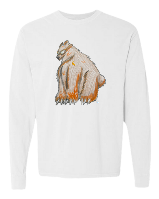 Muscle Bear - Comfort Colors - Heavyweight Long Sleeve Tee - Neutral Colors