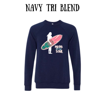 VP - Mana in My Soul - Sponge Fleece Raglan Sweatshirt - Blues, Purples