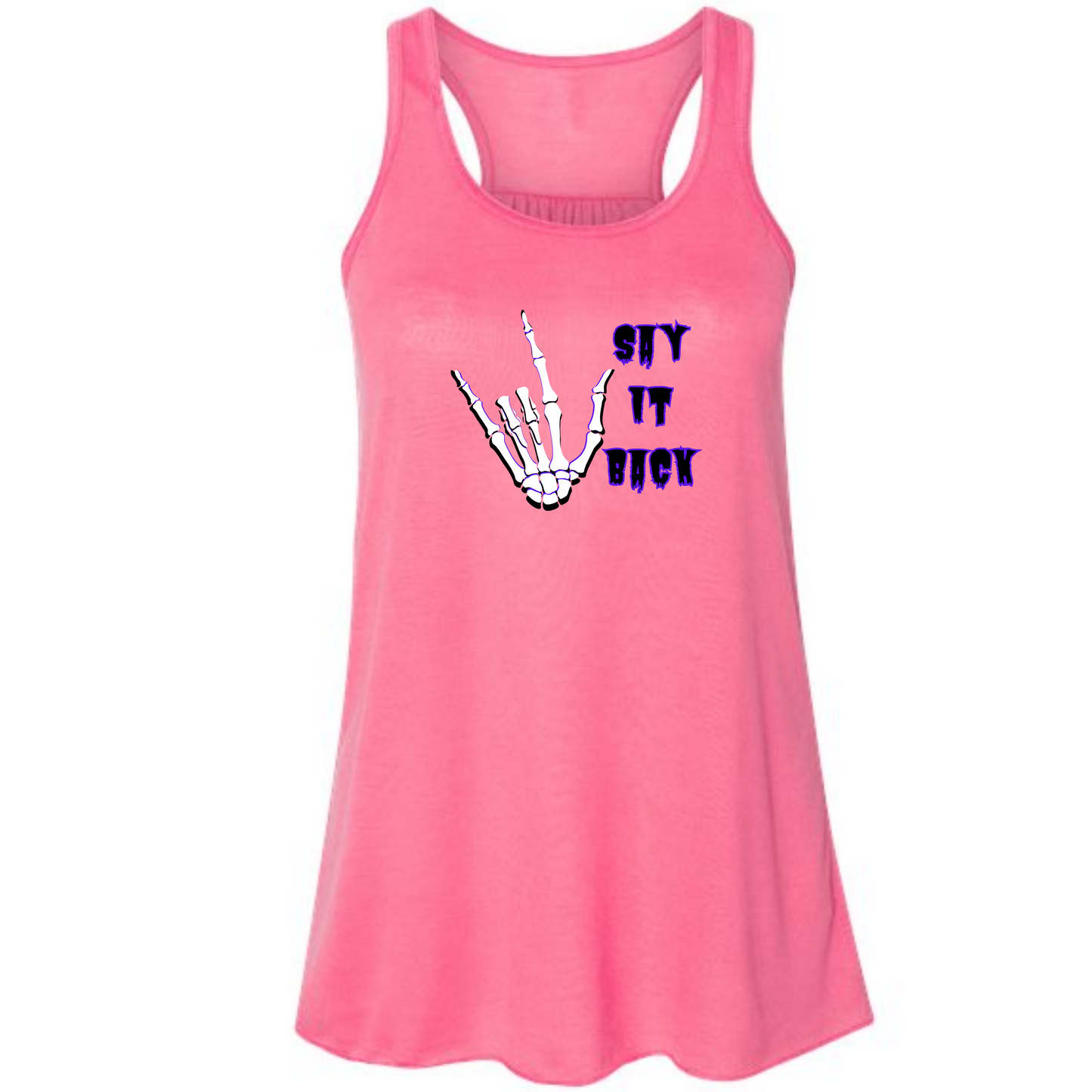 I Love You, Say It Back - Women's Flowy Racerback Tank