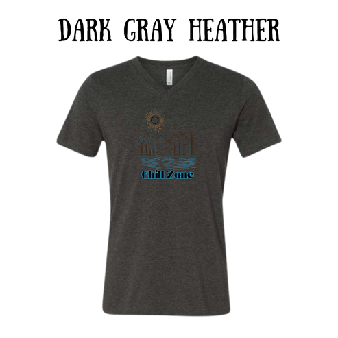 CP - Chill Zone - Unisex V-Neck - Neutral Colors