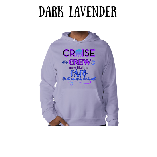VP - Cruise Crew FAFO - Sponge Fleece Hoodie - Blues, Purples