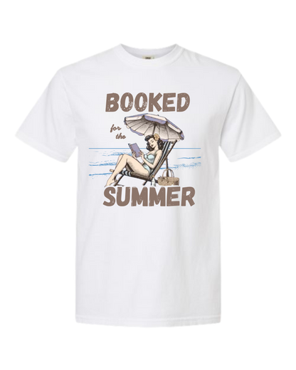 Booked for the Summer - Comfort Colors - Heavyweight Unisex Tee - Neutral Colors