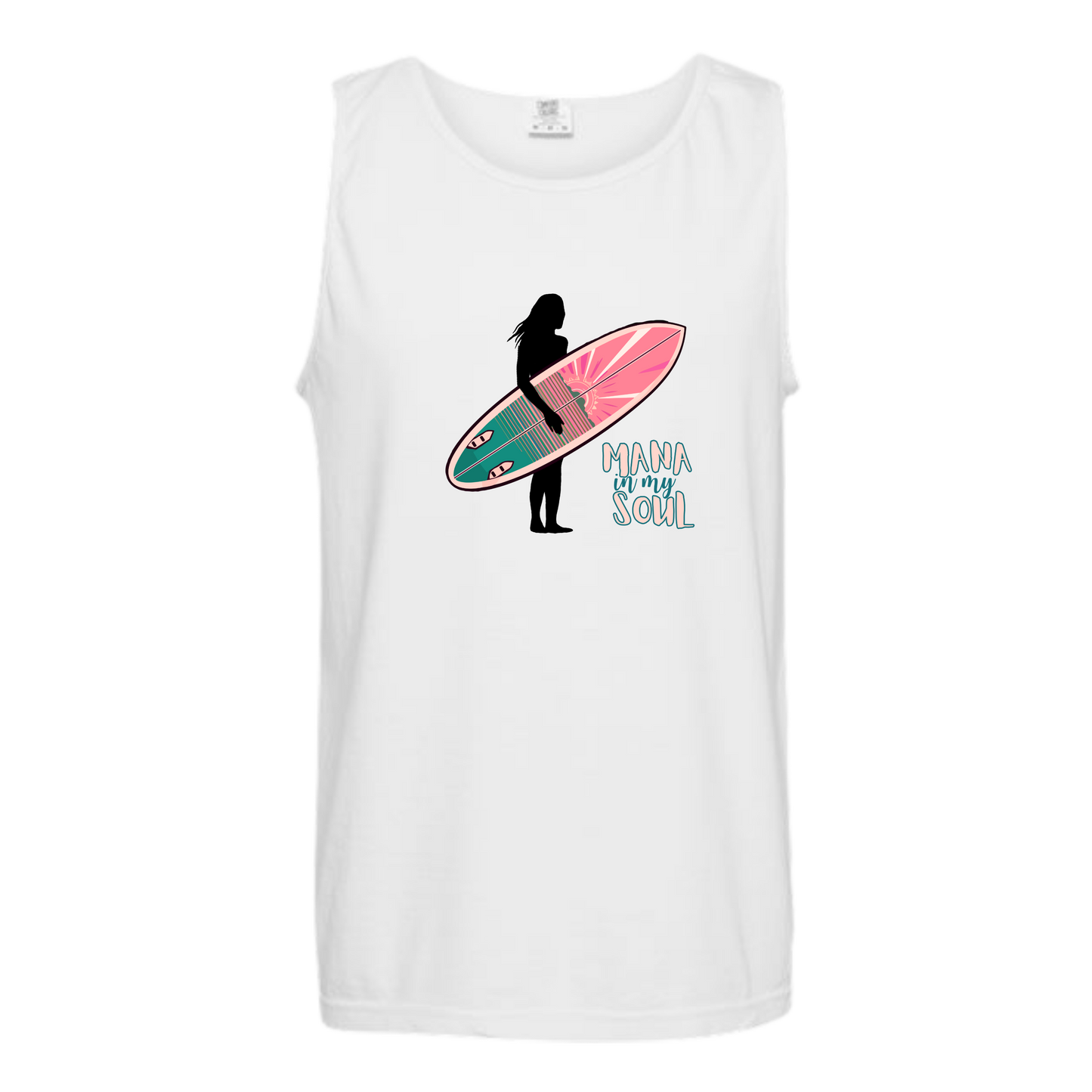 Mana in My Soul - Comfort Colors - Unisex Tank - Neutral Colors & Blues