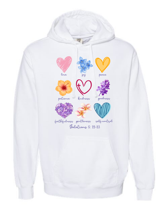 Galatians 5 - Spring - Comfort Colors - Hooded Sweatshirt - Assorted Colors