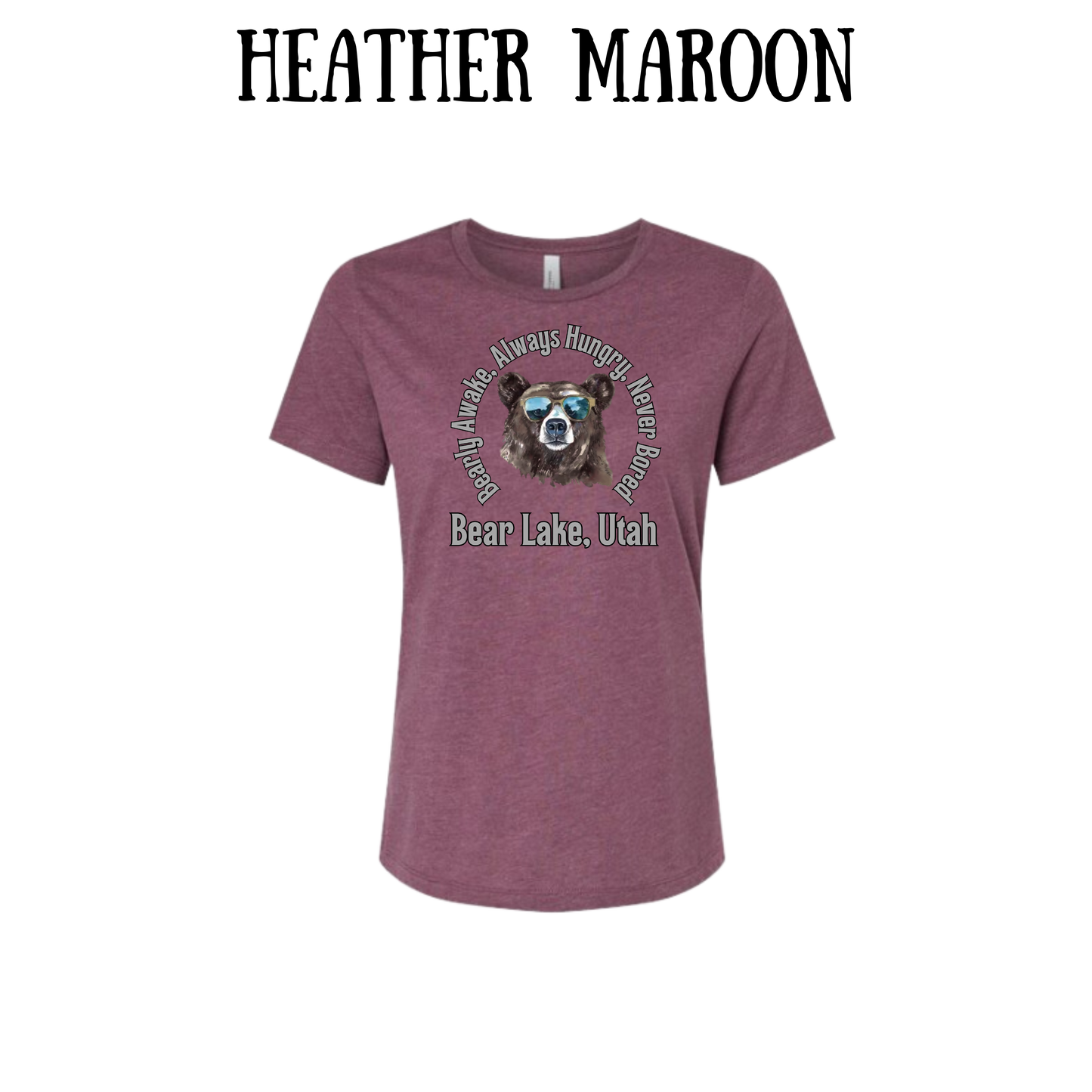 CP - Bear Lake Utah - Women's Relaxed Fit Tee - Assorted Colors
