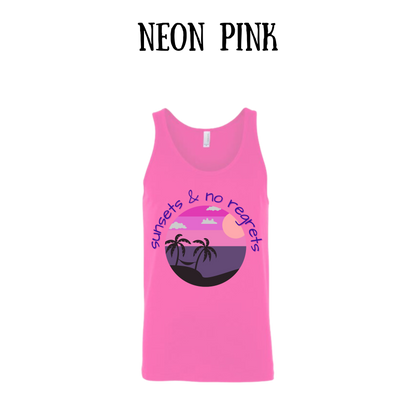 VP - Sunsets & No Regrets - Unisex Tank