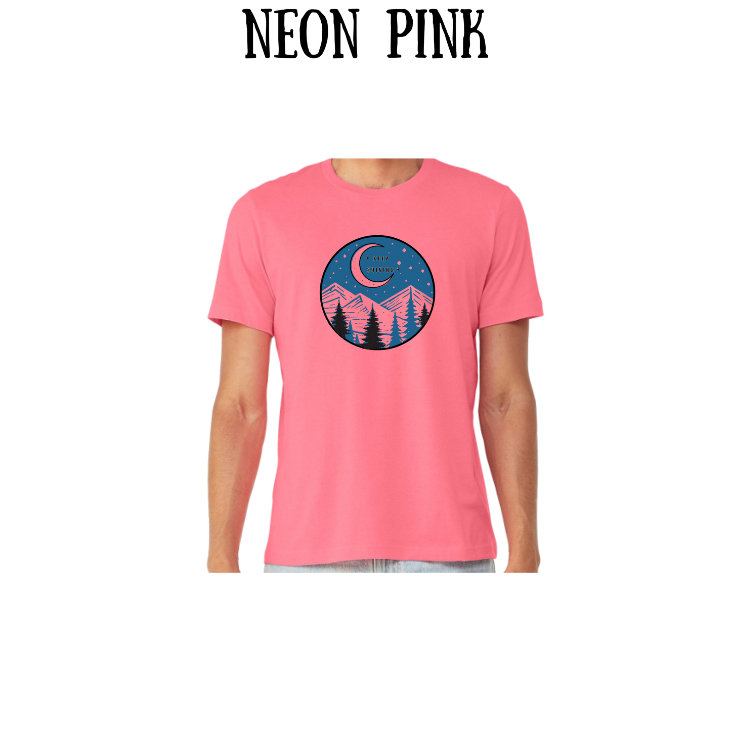 OP - Keep Shining - Unisex Tee - Pinks, Purples, Neutrals