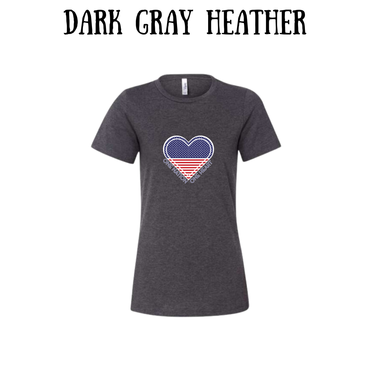 PP - One Nation One Heart - Women's Relaxed Fit Tee - Neutrals