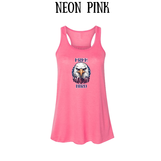 PP - Free Bird - Women's Flowy Racerback Tank
