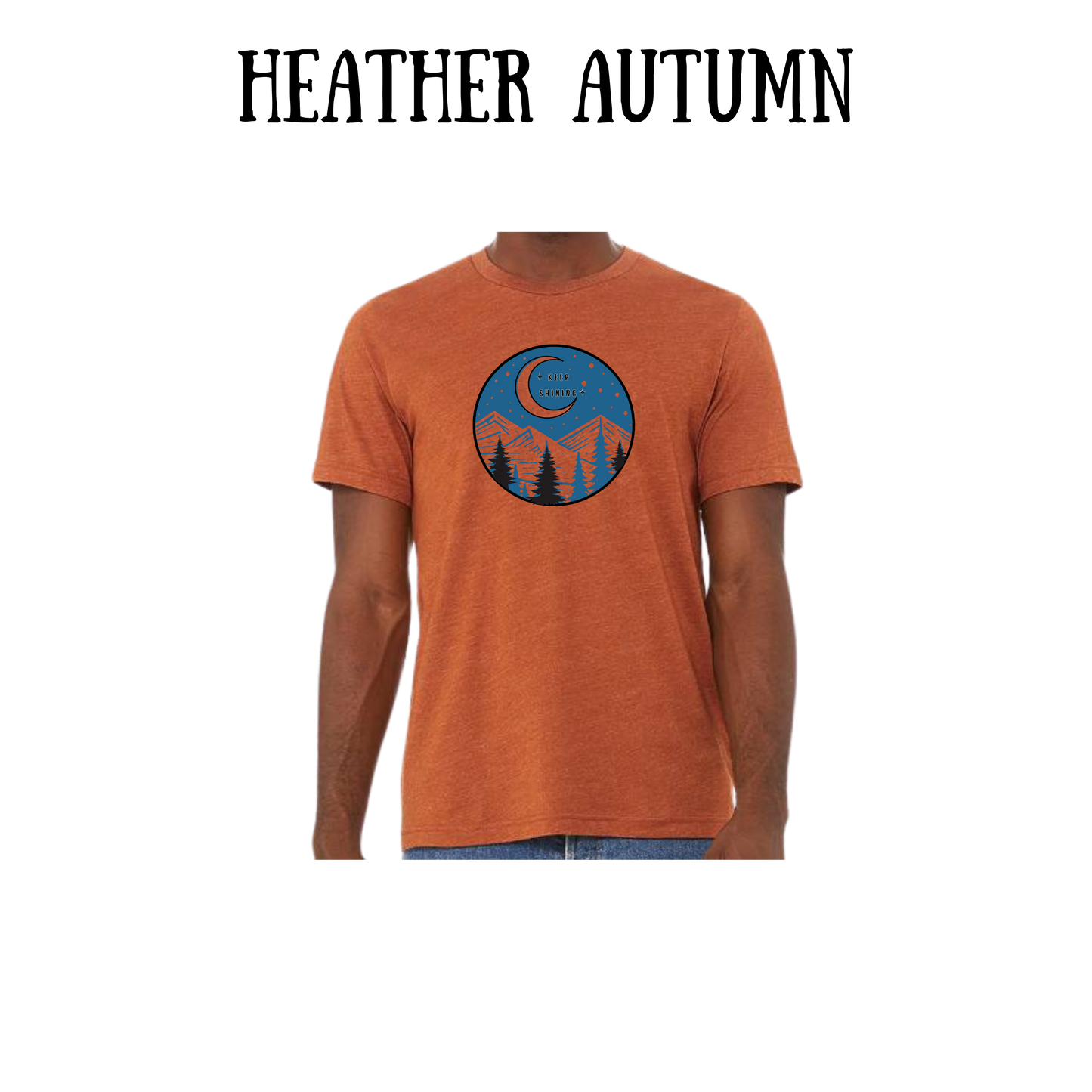 OP - Keep Shining - Unisex Tee - Yellows, Oranges, Reds