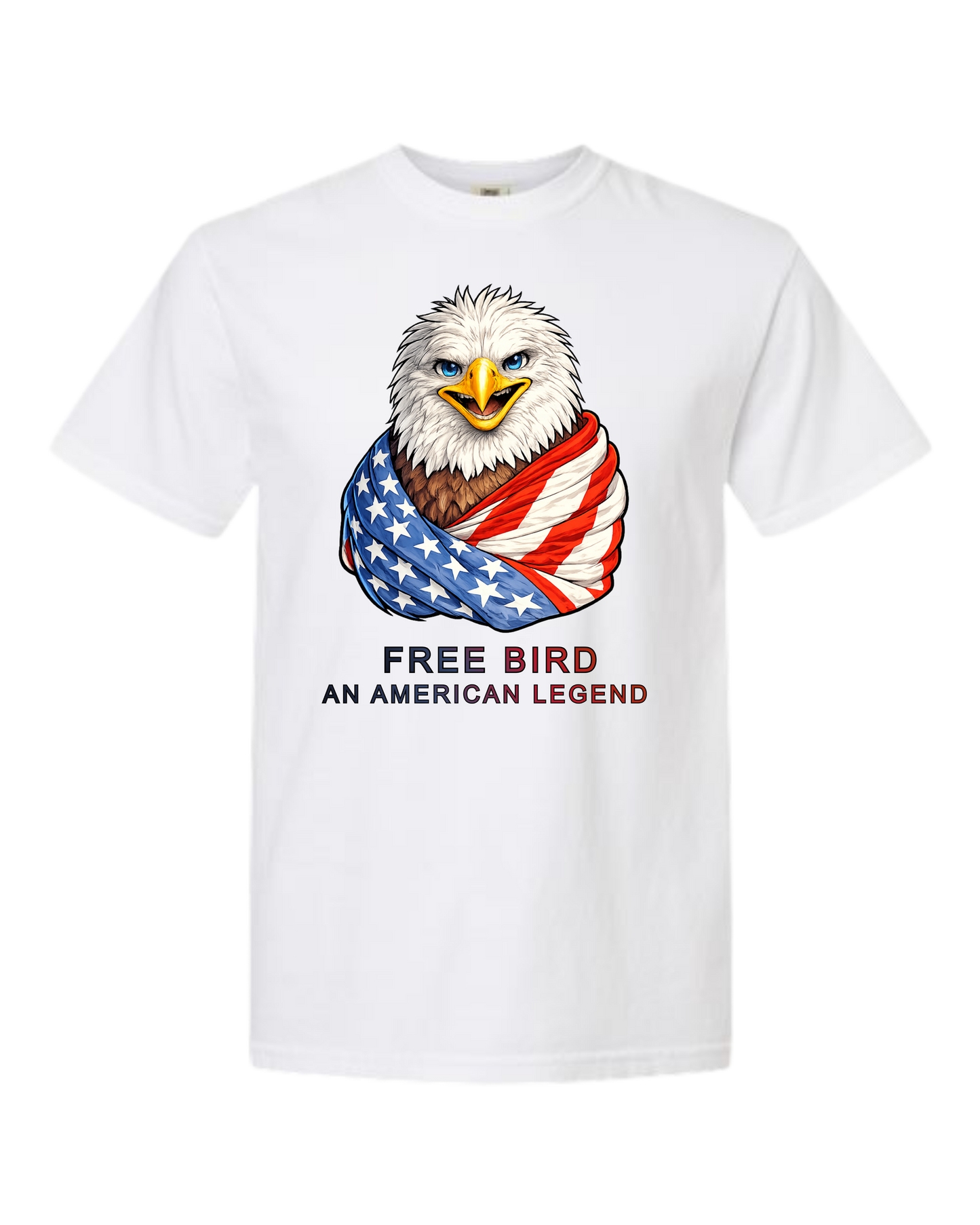 Free Bird An American Legend - Comfort Colors - Heavyweight Unisex Tee - Neutral Colors