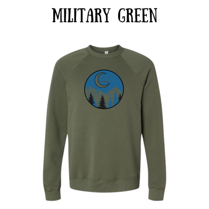 CP - Keep Shining - Sponge Fleece Raglan Sweatshirt - Greens, Neutrals