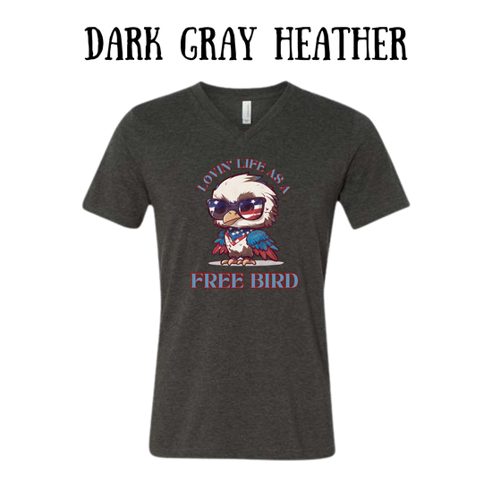 PP - Loving Life As A Free Bird - Unisex V-Neck - Neutral Colors