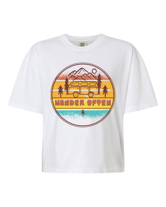 Wander Often - Comfort Colors - Boxy T - Assorted Colors