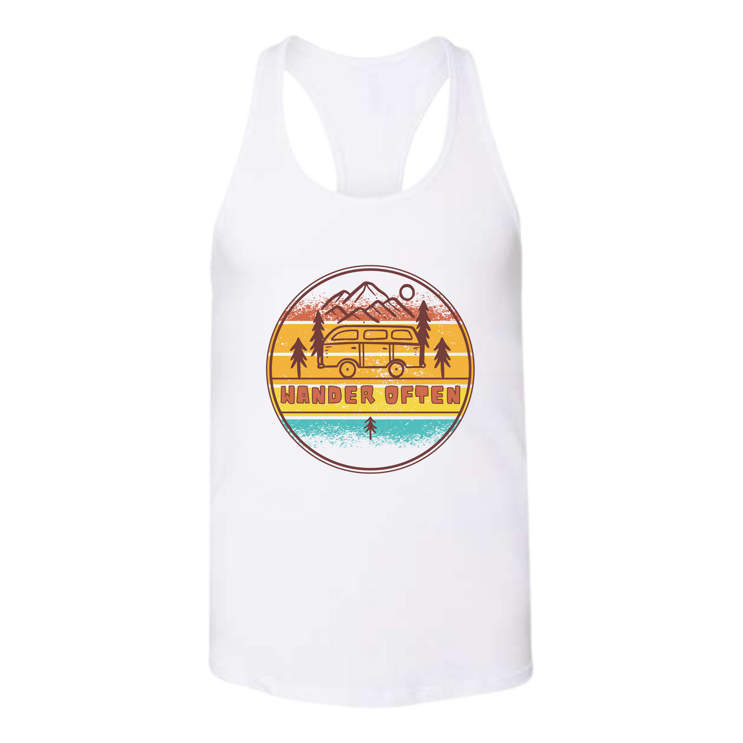 Wander Often - Bella+Canvas - Women's Jersey Racerback Tank