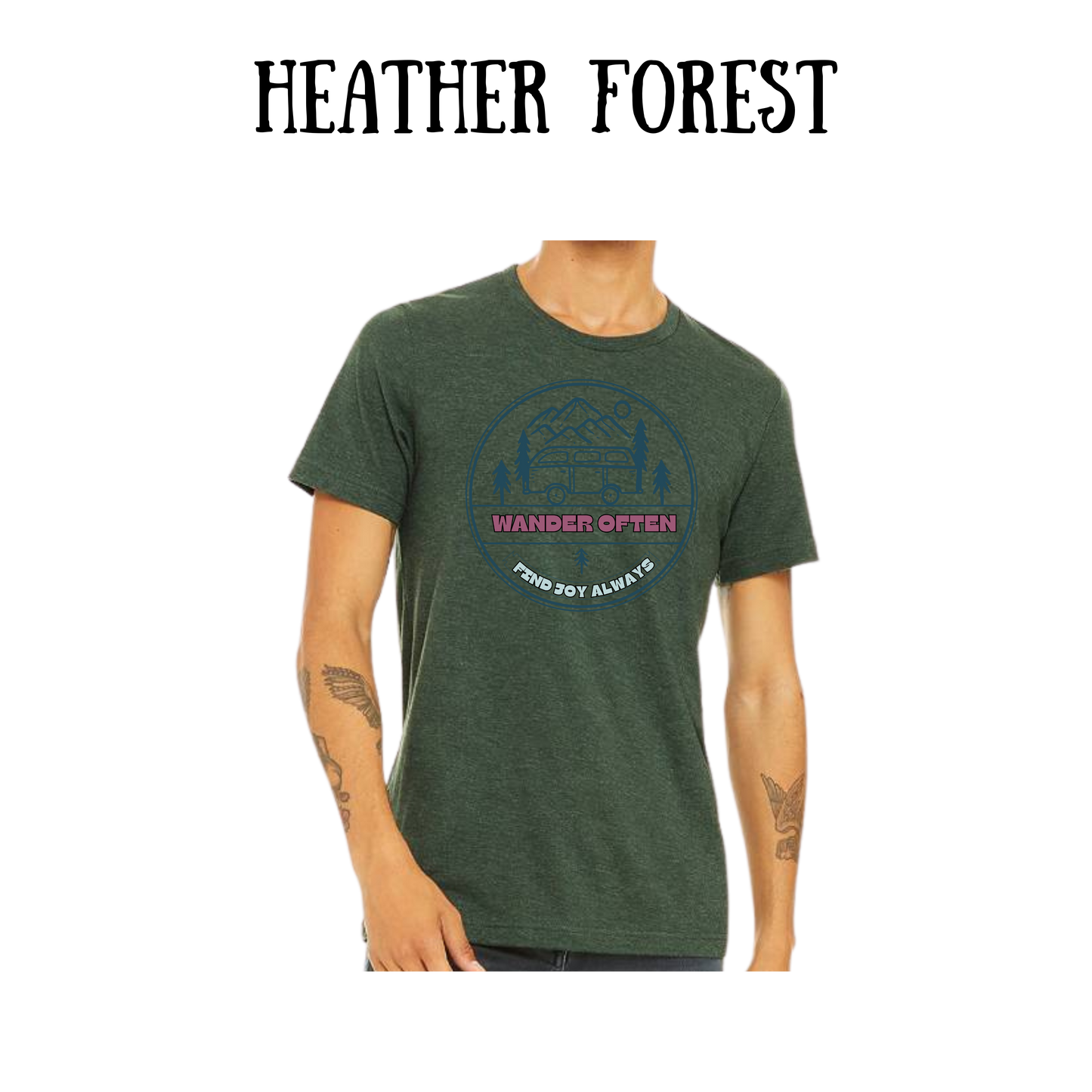 CP - Wander Often - Unisex Tee - Greens