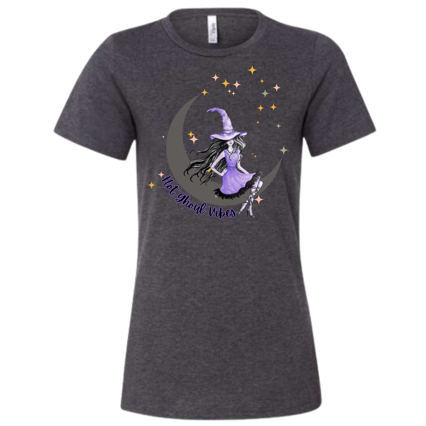 HP - Hot Ghoul Vibes - Women's Relaxed Fit Tee - Neutrals