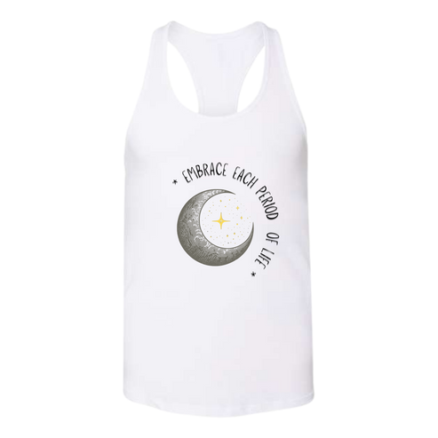 Embrace Each Period of Life - Bella+Canvas - Women's Jersey Racerback Tank