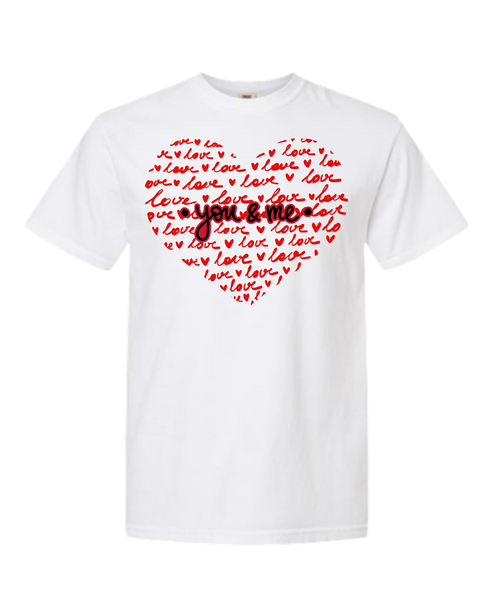 You & Me - Comfort Colors - Heavyweight Unisex Tee - Neutral Colors