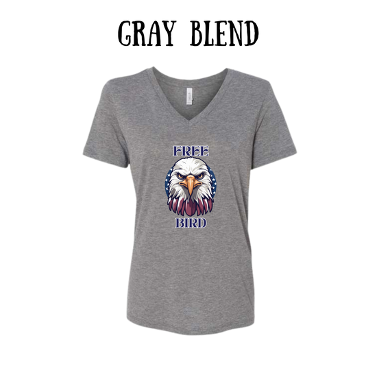 PP - Free Bird - Women's V-Neck - Assorted Colors