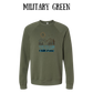CP - Chill Zone - Sponge Fleece Raglan Sweatshirt - Greens, Neutrals