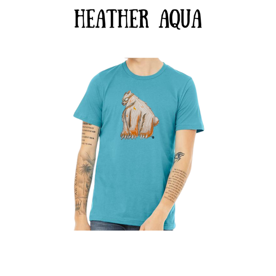 AC - Muscle Bear - Unisex Tee - Blues