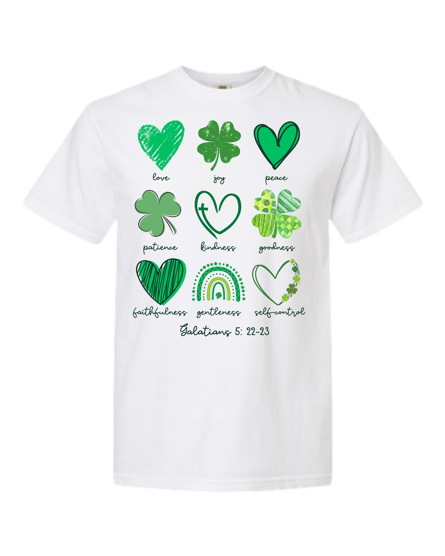 Galatians 5 - St Patrick's Day - Comfort Colors - Heavyweight Unisex Tee - Neutral Colors