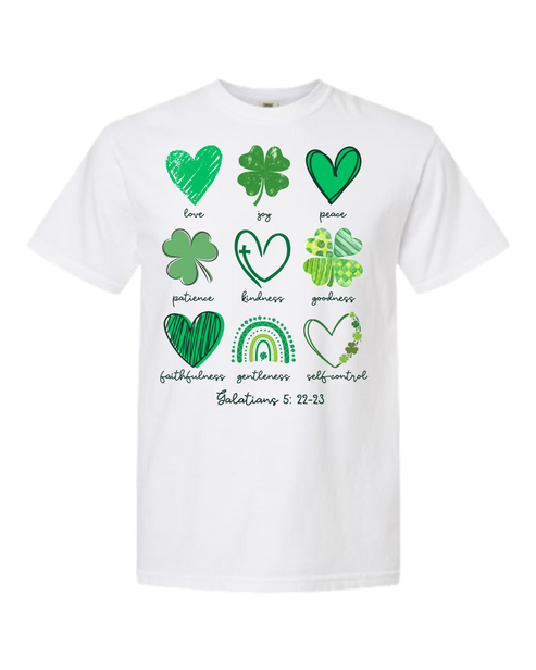 Galatians 5 - St Patrick's Day - Comfort Colors - Heavyweight Unisex Tee - Neutral Colors