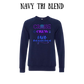 VP - Cruise Crew FAFO - Sponge Fleece Raglan Sweatshirt - Blues, Purples